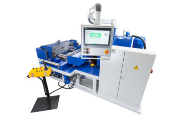 Horizontale hydraulische Richt- und Biegepresse 225 t (2.250 kN) f&uuml;r Schienen und Weichen